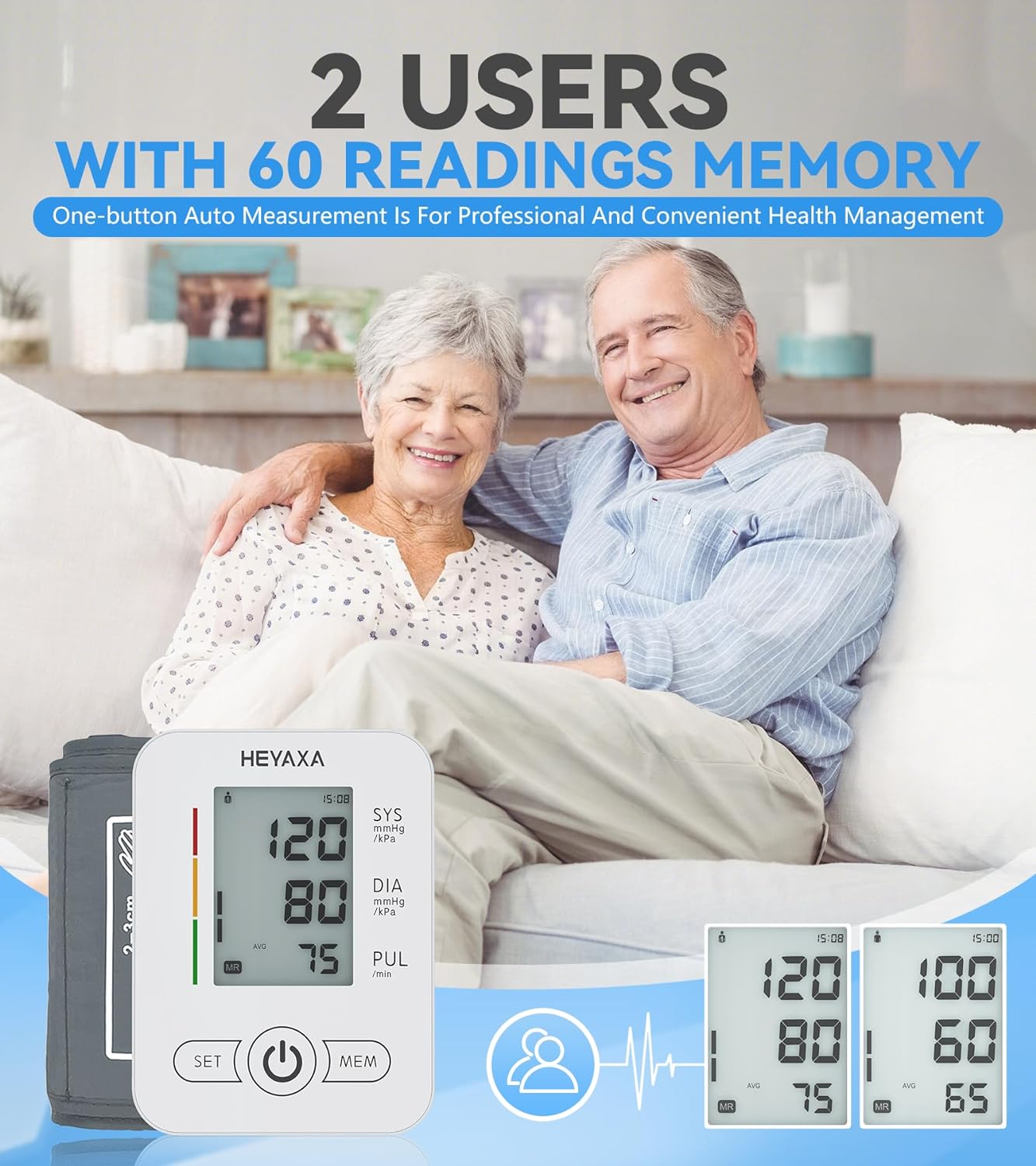 Heyaxa Blood Pressure Monitor