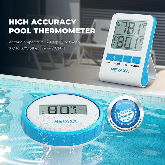 Heyaxa Wireless Pool Thermometer