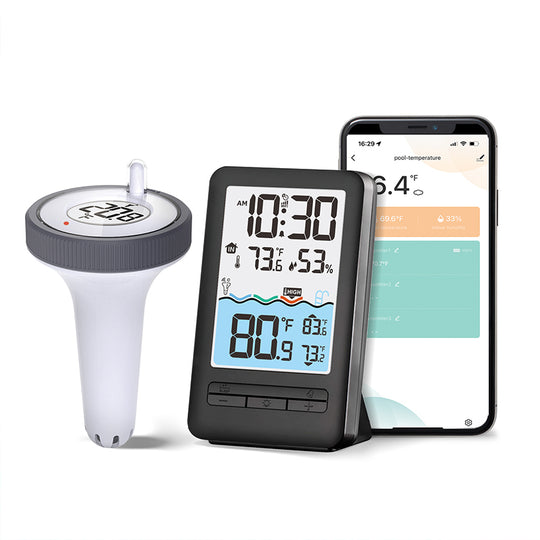 Wireless WiFi Pool Thermometer-Heyaxa