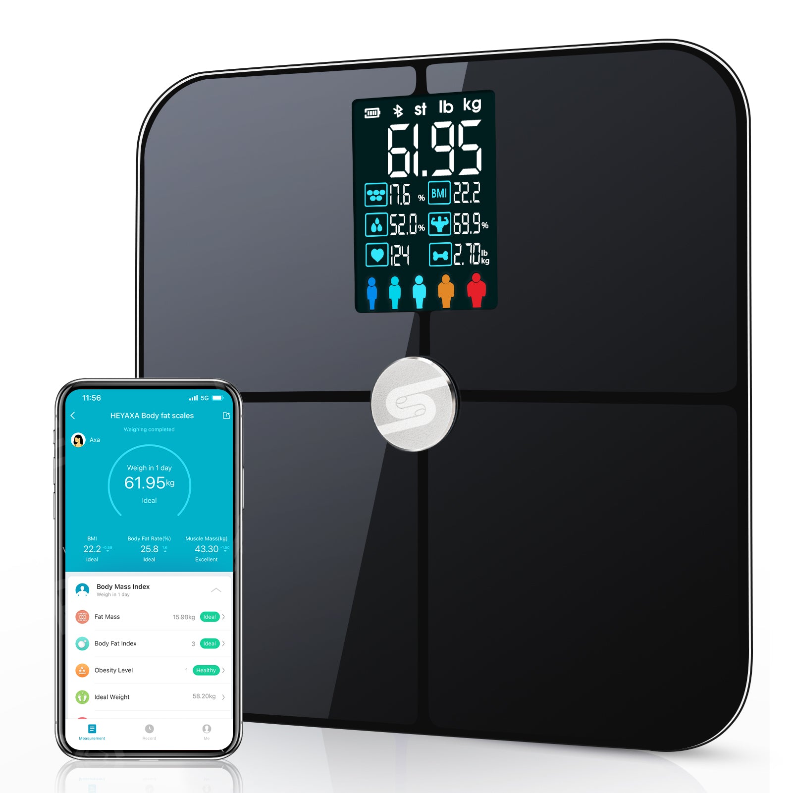 smart black body scale-Heyaxa
