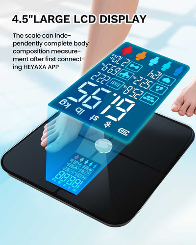 smart body scale large screen-Heyaxa