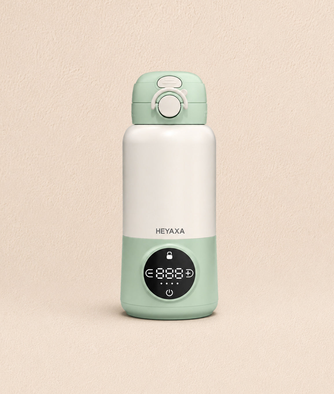 HEYAXA portable bottle warmer for keeping baby milk warm at home or on the go